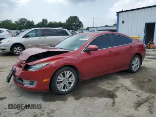 2009 Mazda 6 i Touring with VIN 1YVHP82A495M35682, listed as a Copart auction lot 57631695 with 214,445 mi miles and Salvage title. Bid and sale history available at DreamBid. Image 1.