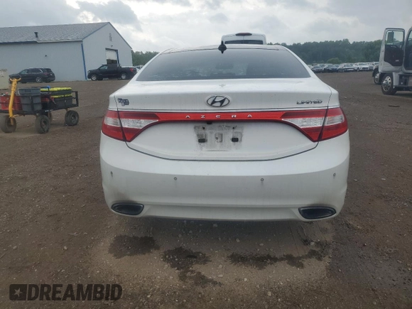 2014 Hyundai Azera Limited with VIN KMHFH4JG3EA379188, listed as a Copart auction lot 62874875 with 169,645 mi miles and Clean title. Bid and sale history available at DreamBid. Image 6.