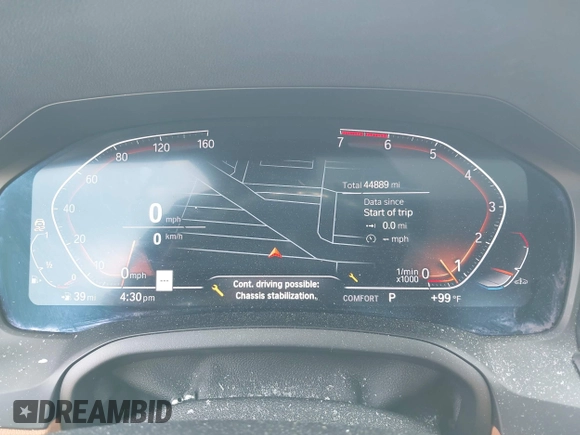 2022 BMW 3 Series 330i with VIN 3MW5R1J0XN8C41168, listed as a IAAI auction lot 42322526 with 44,889 mi miles and . Bid and sale history available at DreamBid. Image 7.