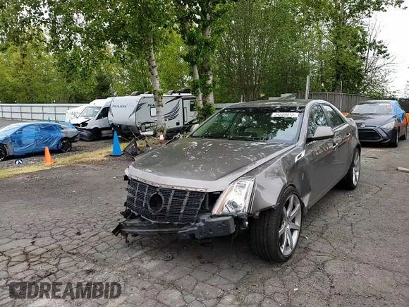 2012 Cadillac CTS Performance with VIN 1G6DM5E30C0126016, listed as a Copart auction lot 54589015 with 40,071 mi miles and Salvage title. Bid and sale history available at DreamBid. Image 14.