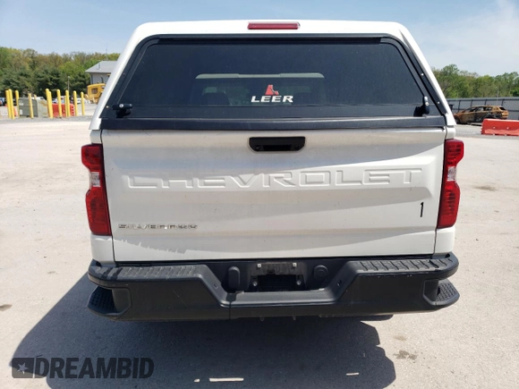 2023 Chevrolet Silverado 1500 Work Truck with VIN 3GCNAAEK6PG338222, listed as a Copart auction lot 53997895 with 111,926 mi miles and Clean Title. Bid and sale history available at DreamBid. Image 6.