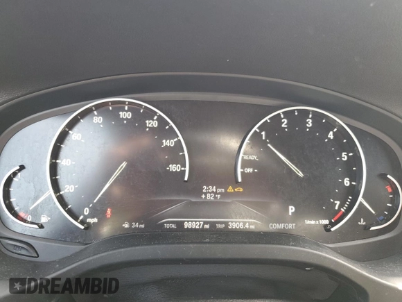 2019 BMW X3 xDrive30i with VIN 5UXTR9C52KLE18111, listed as a Copart auction lot 54522805 with 98,927 mi miles and Clean Title. Bid and sale history available at DreamBid. Image 9.