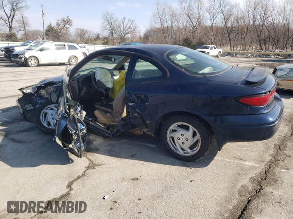 2002 Ford Escort ZX2 Standard with VIN 3FAFP11322R133324, listed as a Copart auction lot 46876655 with 143,367 mi miles and Salvage Title. Bid and sale history available at carsss.com. Image 2.