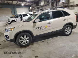 2012 Kia Sorento LX with VIN 5XYKTDA64CG229872, listed as a Copart auction lot 48900395 with 128,342 mi miles and Salvage Title. Bid and sale history available at carsss.com. Image 1.