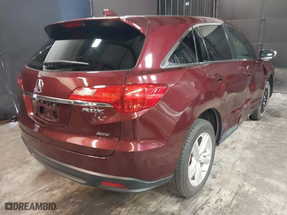 2015 Acura RDX with VIN 5J8TB4H38FL010409, listed as a IAAI auction lot 41849278 with 75,631 mi miles. Bid and sale history available at carsss.com. Image 4.