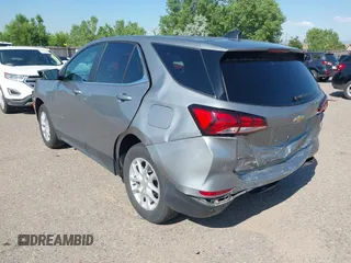 2024 Chevrolet Equinox LT with VIN 3GNAXUEG9RL335830, listed as a IAAI auction lot 42543768 with 20,795 mi miles and . Bid and sale history available at DreamBid. Image 3.