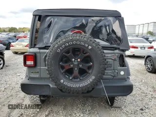 2021 Jeep Wrangler Unlimited Willys with VIN 1C4HJXDM6MW628041, listed as a Copart auction lot 51366415 with 22,697 mi miles and Salvage title. Bid and sale history available at DreamBid. Image 6.