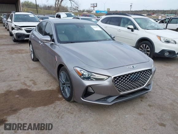 2021 Genesis G70 2.0T with VIN KMTG64LA9MU073635, listed as a IAAI auction lot 41829019 with 47,186 mi miles and . Bid and sale history available at DreamBid. Image 1.