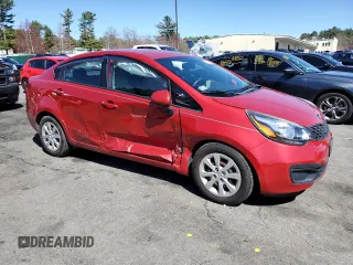 2014 Kia Rio LX with VIN KNADM4A32E6385200, listed as a Copart auction lot 52072335 with 94,790 mi miles and Salvage Title. Bid and sale history available at DreamBid. Image 4.