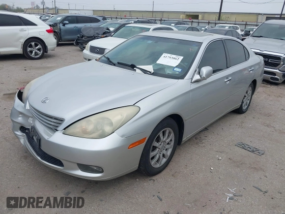 2003 Lexus ES 300 with VIN JTHBF30G730114098, listed as a IAAI auction lot 41793862 with 162,984 mi miles and . Bid and sale history available at DreamBid. Image 17.