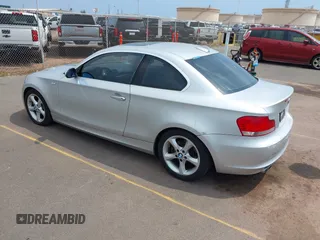 2009 BMW 1 Series 128i with VIN WBAUP73549VK75378, listed as a IAAI auction lot 41872843 with 77,985 mi miles and . Bid and sale history available at carsss.com. Image 3.