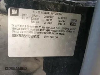 2017 Cadillac CT6 Luxury AWD z VIN 1G6KE5R62HU208130, wystawiony jako Copart lot #50529825 z przebiegiem 79 009 mil mil oraz Szkoda całkowita • Salvage title. Historia ofert i sprzedaży dostępna na DreamBid. Obrazek 12.