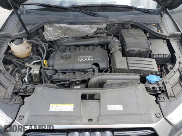 2018 Audi Q3 Premium with VIN WA1ECCFS8JR002738, listed as a Copart auction lot 53276095 with 171,912 mi miles and Salvage title. Bid and sale history available at DreamBid. Image 12.