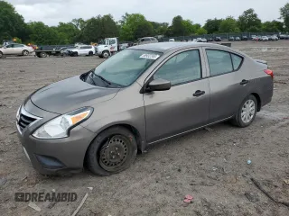 2016 Nissan Versa S Plus with VIN 3N1CN7APXGL886525, listed as a Copart auction lot 58932265 with 141,420 mi miles and Salvage title. Bid and sale history available at DreamBid. Image 1.