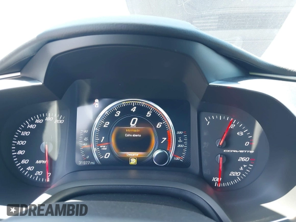 2016 Chevrolet Corvette 1LT with VIN 1G1YA2D79G5117648, listed as a IAAI auction lot 42301056 with 31,977 mi miles and . Bid and sale history available at DreamBid. Image 7.