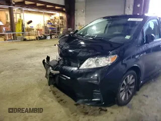 2020 Toyota Sienna LE with VIN 5TDJZ3DC4LS251654, listed as a Copart auction lot 82465304 with 140,250 mi miles and Salvage title. Bid and sale history available at DreamBid. Image 12.