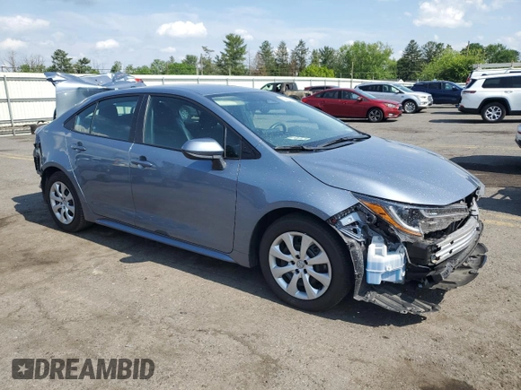 2024 Toyota Corolla LE with VIN 5YFB4MDE3RP094257, listed as a Copart auction lot 60137375 with 24,901 mi miles and Salvage title. Bid and sale history available at DreamBid. Image 4.