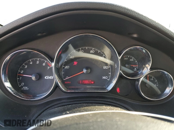 2008 Pontiac G6 GT with VIN 1G2ZH36N784295272, listed as a Copart auction lot 83224124 with 119,860 mi miles and Salvage title. Bid and sale history available at DreamBid. Image 9.