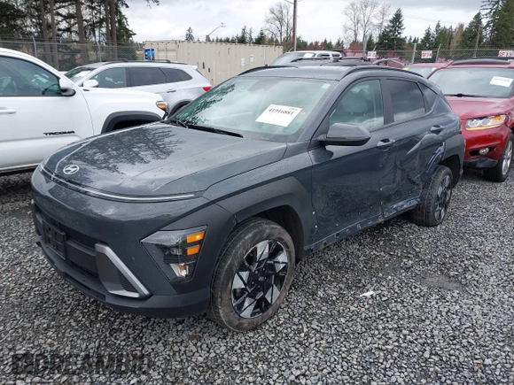 2024 Hyundai Kona SEL with VIN KM8HBCAB4RU047208, listed as a IAAI auction lot 41916881 with 32,672 mi miles. Bid and sale history available at carsss.com. Image 17.
