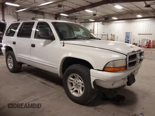 2003 Dodge Durango SLT with VIN 1D4HS48N33F629275, listed as a IAAI auction lot 41667214 with 163,391 mi miles and . Bid and sale history available at DreamBid. Image 1.