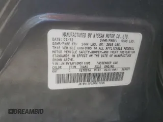 2013 Infiniti M с VIN JN1BY1AP4DM511005, выставлен на аукционе Copart как лот 57315045 с пробегом 184 025 миль миль и Списание • Salvage title. История ставок и продаж доступна на DreamBid. Изображение 12.