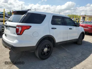 2017 Ford Police Interceptor Utility z VIN 1FM5K8AR4HGC78474, wystawiony jako Copart lot #55477895 z przebiegiem Nie podano mil oraz Szkody całkowita. Historia ofert i sprzedaży dostępna na DreamBid. Obrazek 3.