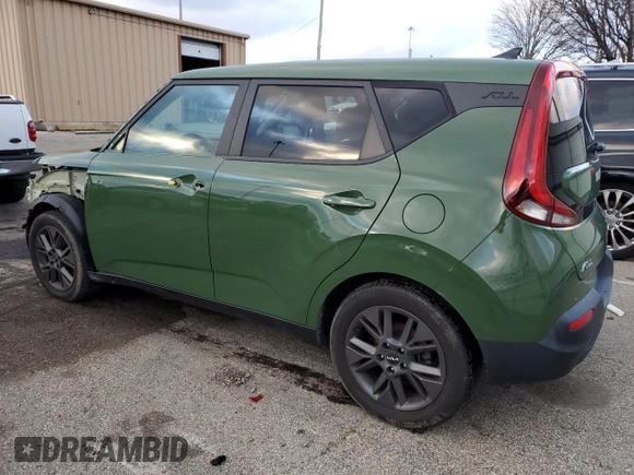 2022 Kia Soul EX with VIN KNDJ33AU0N7155385, listed as a Copart auction lot 86574434 with 43,007 mi miles and Salvage Title. Bid and sale history available at carsss.com. Image 2.