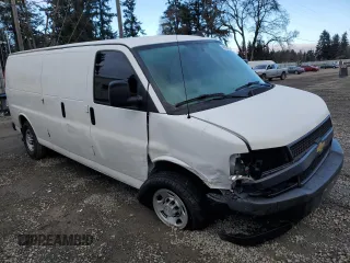 2020 Chevrolet Express Cargo Van with VIN 1GCWGBFP1L1130633, listed as a Copart auction lot 44383415 with 69,771 mi miles and Salvage Title. Bid and sale history available at carsss.com. Image 4.