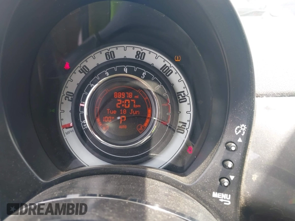2013 FIAT 500 Pop with VIN 3C3CFFAR9DT727985, listed as a IAAI auction lot 42462086 with 88,978 mi miles and . Bid and sale history available at DreamBid. Image 7.