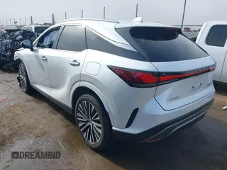 2023 Lexus RX with VIN 2T2BAMBA8PC004019, listed as a IAAI auction lot 41253610 with 25,150 mi miles. Bid and sale history available at carsss.com. Image 3.