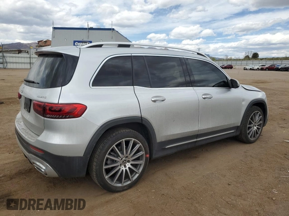 2021 Mercedes-Benz GLB 250 z VIN W1N4M4HB5MW135814, wystawiony jako Copart lot #53631015 z przebiegiem 42 723 mil mil oraz Szkoda całkowita • Salvage title. Historia ofert i sprzedaży dostępna na DreamBid. Obrazek 3.