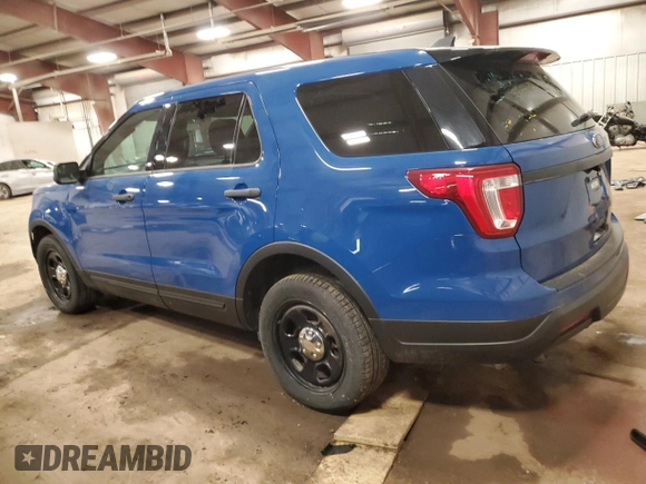 2019 Ford Police Interceptor Utility z VIN 1FM5K8AT2KGB15728, wystawiony jako Copart lot #47269075 z przebiegiem 101 595 mil mil oraz Czysty tytuł • Clean title. Historia ofert i sprzedaży dostępna na DreamBid. Obrazek 2.