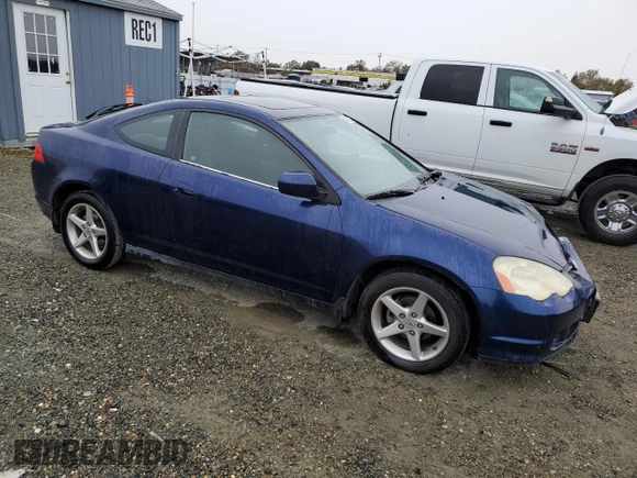 2003 Acura RSX with VIN JH4DC53823C002857, listed as a Copart auction lot 81248994 with 183,436 mi miles and Salvage Title. Bid and sale history available at carsss.com. Image 4.