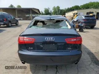 2015 Audi A6 Premium Plus with VIN WAUGFAFC4FN002525, listed as a Copart auction lot 60429015 with 73,835 mi miles and Salvage title. Bid and sale history available at DreamBid. Image 6.