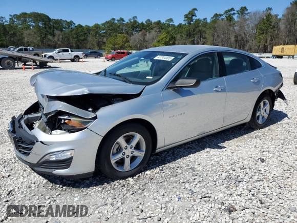 2022 Chevrolet Malibu LS with VIN 1G1ZC5ST0NF167071, listed as a Copart auction lot 47744305 with 30,689 mi miles and Salvage Title. Bid and sale history available at DreamBid. Image 1.