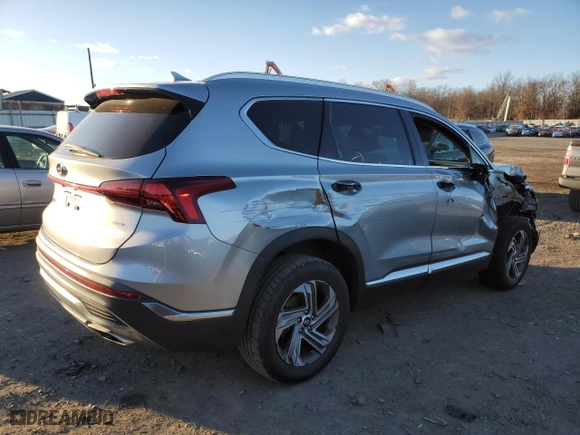 2021 Hyundai Santa Fe SEL with VIN 5NMS2DAJ9MH313619, listed as a Copart auction lot 87910095 with 108,680 mi miles and Salvage Title. Bid and sale history available at carsss.com. Image 3.