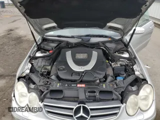 2007 Mercedes-Benz CLK 550 with VIN WDBTJ72H97F214917, listed as a Copart auction lot 73154374 with 110,017 mi miles and Salvage Title. Bid and sale history available at DreamBid. Image 11.
