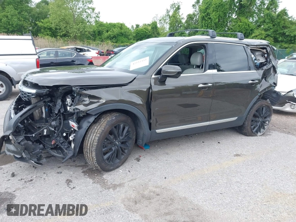2020 Kia Telluride SX with VIN 5XYP5DHC8LG079664, listed as a IAAI auction lot 42222352 with 98,348 mi miles and . Bid and sale history available at DreamBid. Image 2.