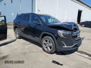 2021 GMC Terrain SLT z VIN 3GKALVEVXML374867, wystawiony jako Copart lot #50842885 z przebiegiem 32 693 mil mil oraz Szkoda całkowita • Salvage title. Historia ofert i sprzedaży dostępna na DreamBid. Obrazek 4.