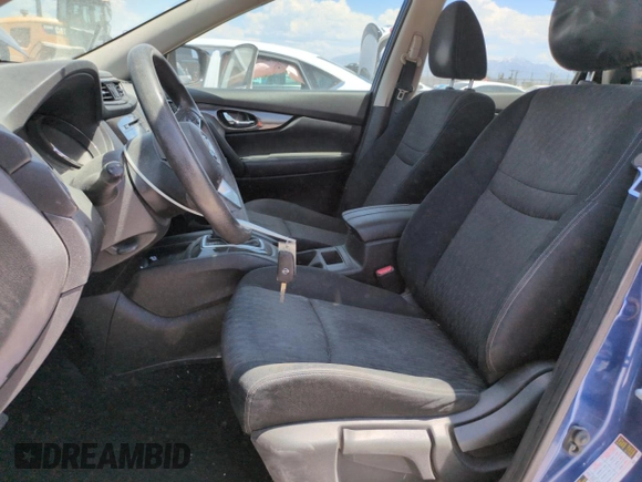 2017 Nissan Rogue S with VIN JN8AT2MV6HW013152, listed as a Copart auction lot 59720365 with 86,825 mi miles and Salvage title. Bid and sale history available at DreamBid. Image 7.
