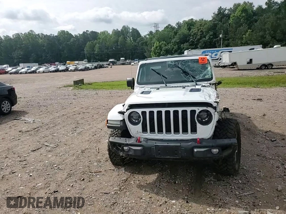 2020 Jeep Gladiator Rubicon with VIN 1C6JJTBG6LL102474, listed as a Copart auction lot 60377785 with 56,422 mi miles and Salvage title. Bid and sale history available at DreamBid. Image 14.