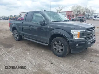2018 Ford F-150 XL with VIN 1FTFX1EG9JKC78791, listed as a IAAI auction lot 42134279 with 107,199 mi miles and . Bid and sale history available at DreamBid. Image 1.