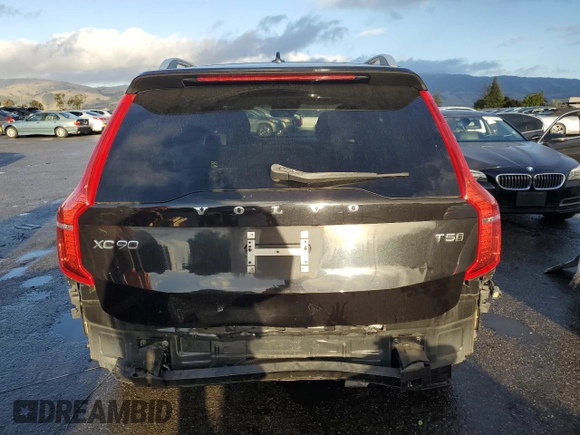 2016 Volvo XC90 Momentum with VIN YV4102XK6G1072264, listed as a Copart auction lot 86463054 with 54,668 mi miles and Salvage Title. Bid and sale history available at carsss.com. Image 6.