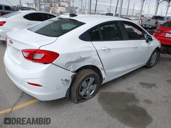 2018 Chevrolet Cruze LS with VIN 1G1BC5SM0J7229860, listed as a IAAI auction lot 41916807 with 94,391 mi miles and . Bid and sale history available at DreamBid. Image 4.