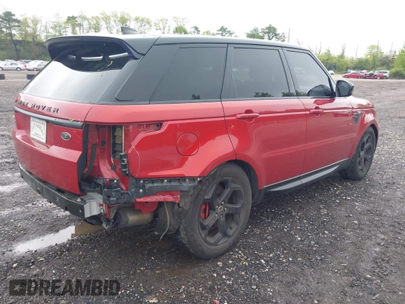 2019 Land Rover Range Rover Sport HSE with VIN SALWR2RV8KA816535, listed as a IAAI auction lot 42187459 with 85,211 mi miles and . Bid and sale history available at DreamBid. Image 4.