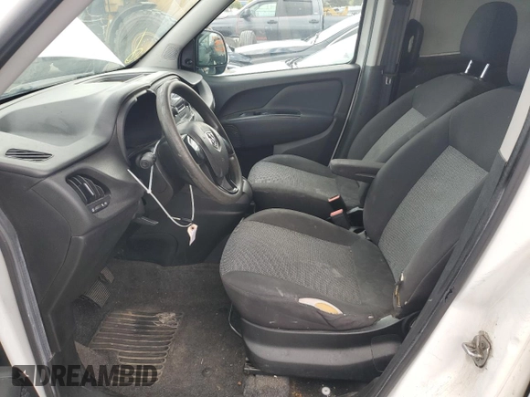 2015 Ram ProMaster City Cargo Tradesman with VIN ZFBERFAT3F6975544, listed as a Copart auction lot 49015635 with 190,163 mi miles and Clean Title. Bid and sale history available at carsss.com. Image 7.