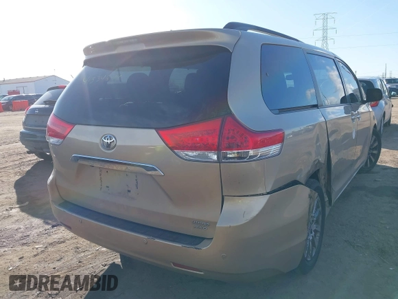 2014 Toyota Sienna Ltd with VIN 5TDDK3DCXES088559, listed as a IAAI auction lot 41534244 with 252,783 mi miles. Bid and sale history available at carsss.com. Image 4.