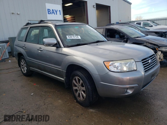 2007 Subaru Forester X with VIN JF1SG65677H717534, listed as a Copart auction lot 83818154 with 132,921 mi miles and Salvage title. Bid and sale history available at DreamBid. Image 4.