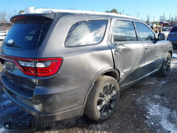 2021 Dodge Durango R/T with VIN 1C4SDJCT8MC763381, listed as a IAAI auction lot 41502273 with 40,484 mi miles and . Bid and sale history available at DreamBid. Image 4.