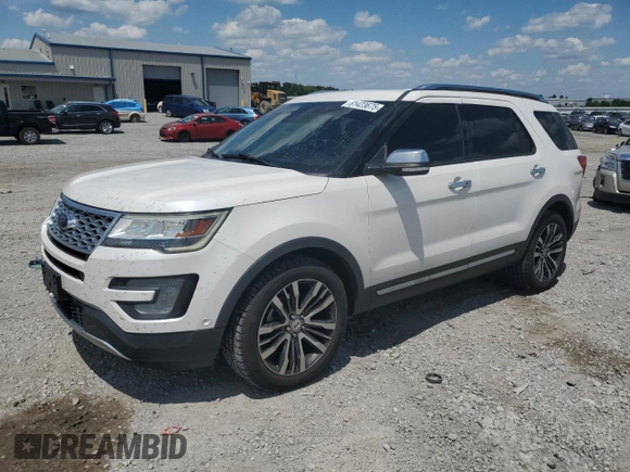 2017 Ford Explorer Platinum с VIN 1FM5K8HT2HGA66951, выставлен на аукционе Copart как лот 61423675 с пробегом 205 686 миль миль и Списание • Salvage title. История ставок и продаж доступна на DreamBid. Изображение 1.